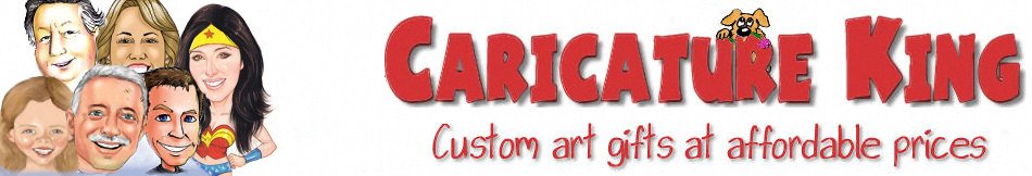 caricature art framing